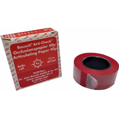 Bausch BK1014 Arti-Check REFILL Box For BK14 - 16mm Wide - 40µ - Red - 15m